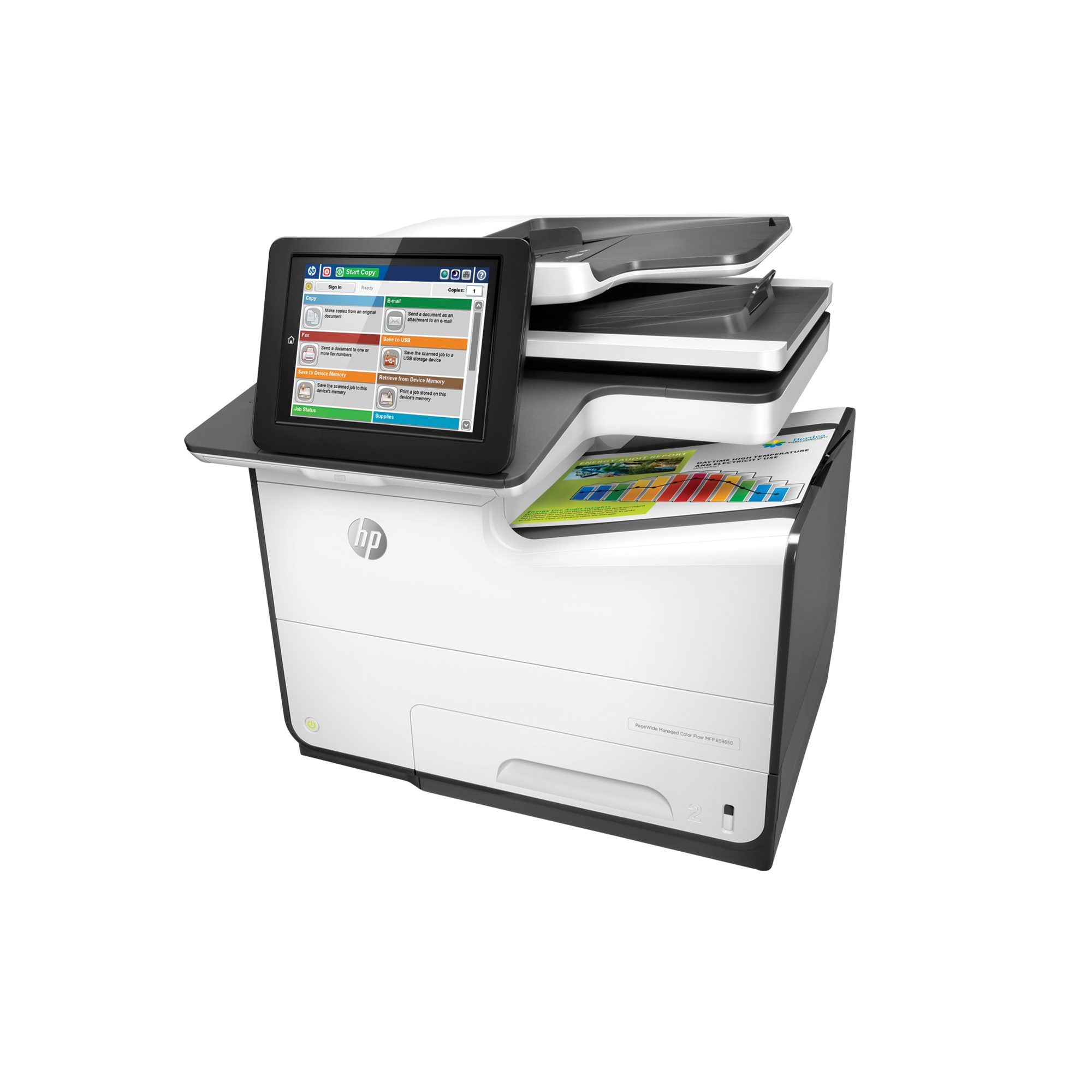 HP PageWide Managed Color Flow MFP E58650z user manual